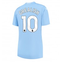 Camiseta Manchester City Jack Grealish #10 Primera Equipación para mujer 2023-24 manga corta